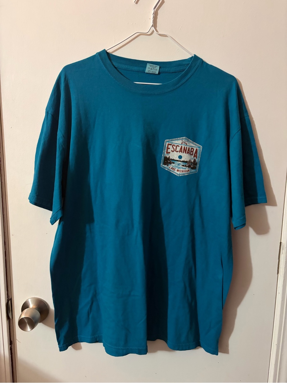 NWOT Men’s Blue 84 Large Teal Escanaba Tee Tote16
